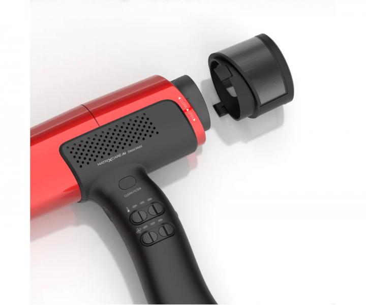 Profesionlny vysokorchlostn digitlny sui vlasov Valera Professional MatriXcare AI - 2000 W, metalick erven