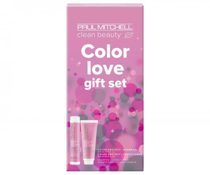Dar�ekov� sada na farben� vlasy Paul Mitchell Clean Beauty Color Love Gift Set