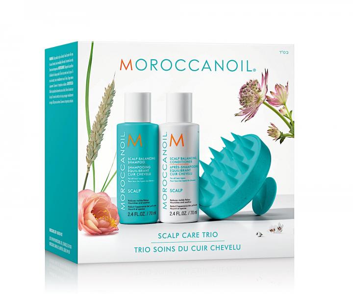 Darekov sada pre zdrav pokoku hlavy Moroccanoil Scalp Care Trio
