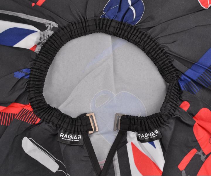 Pnska pltenka na strihanie vlasov a fzov Ragnar - barber vzor - kovov hik