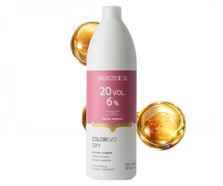 Parf�movan� oxida�n� emulzia Selective Professional ColorEvo Oxy Emulsion Oxydante 20 Vol. 6% - 1000 ml