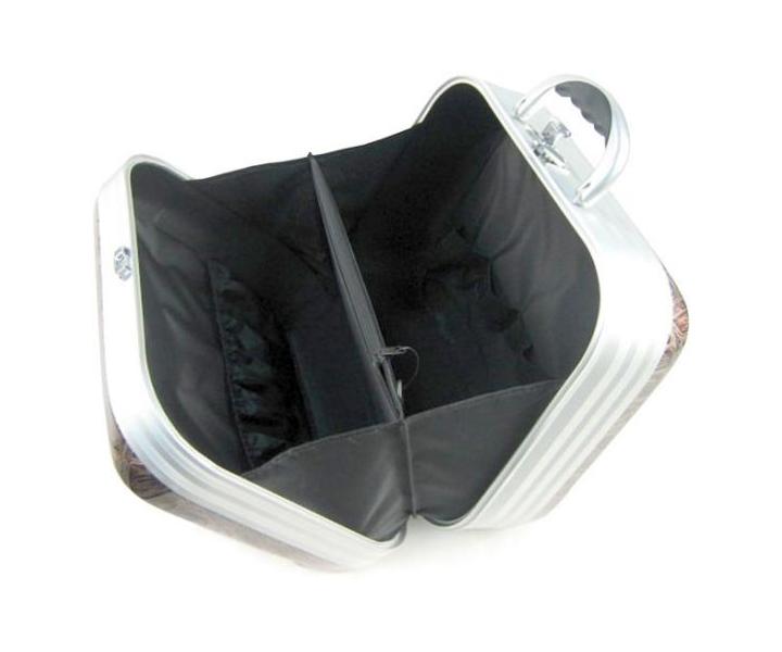 D�msky kozmetick� kufr�k Hairway, krokod�lej ko�e - �erven�