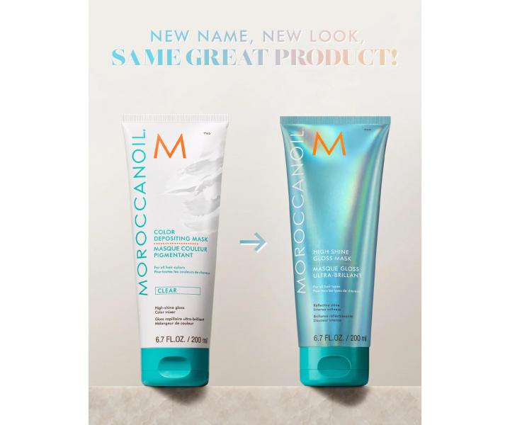Revitalizan maska &#8203;&#8203;pre intenzvny lesk vlasov Moroccanoil High Shine Gloss Mask - 200 ml