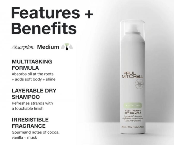 Multifunk�n� osvie�uj�ci such� �amp�n Paul Mitchell Style Extend Multitasking Dry Shampoo - 300 ml