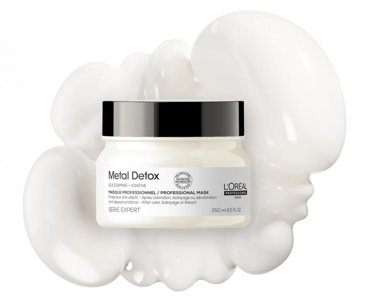 Maska pre farben� a po�koden� vlasy Lor�al Professionnel Serie Expert Metal Detox - 250 ml
