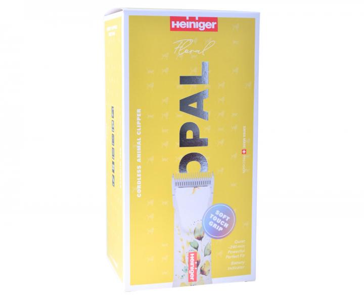 Profesion�lny stroj�ek na srs� Heiniger Opal Floral - biely s kvetinov�m vzorom