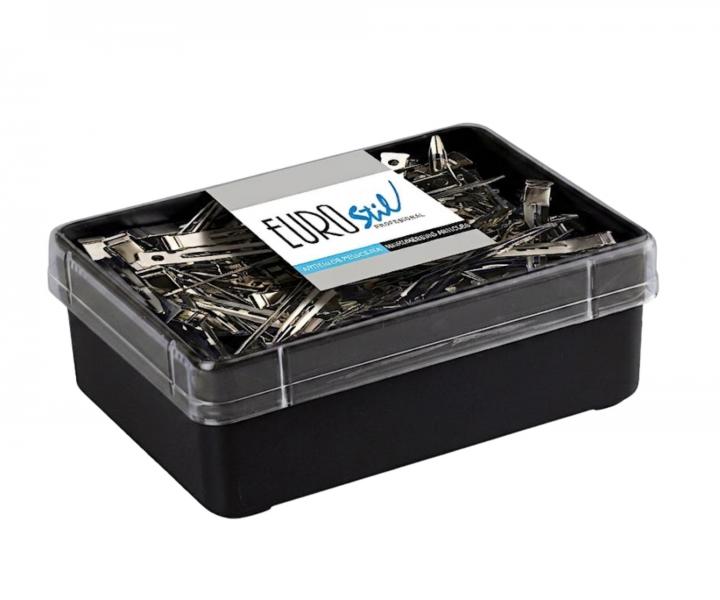 Kovov� spona do vlasov Eurostil Professional - 90 mm, 60 ks