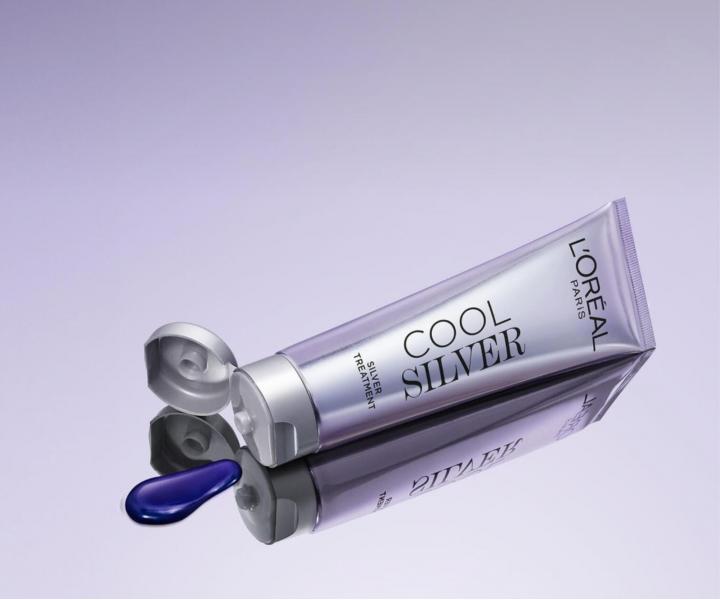 Posilujca strieborn starostlivos Loral Paris Cool Silver - perleov biela, 114 ml