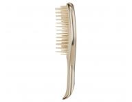 Cestovn� kefa na roz�es�vanie vlasov Tangle Teezer Ultimate Detangler Mini Chrome Champagne Gold - metalick� zlat�
