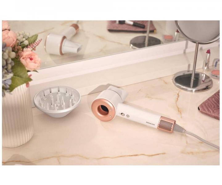 F�n na vlasy s difuz�rom Sencor High Speed Hair Dryer SHD 8900RS - 1500 W, biely