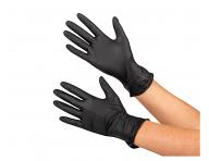 Jednorazov� nitrilov� rukavice Batist Flower Premium+ XL - 100 ks, �ierne