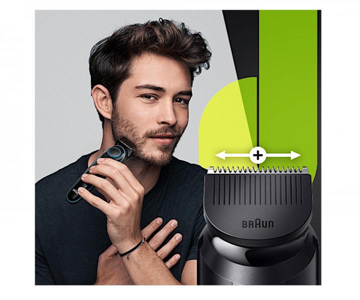 Zastrih�va� vlasov a f�zov Braun BeardTrimmer 3 BT3340 + holiaci stroj�ek Gillette Proglide zadarmo