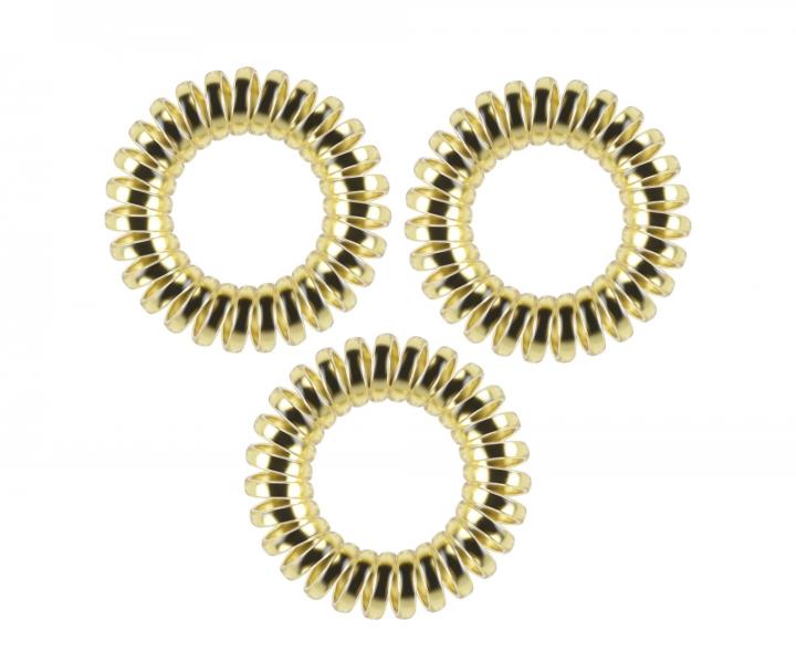 Sada tipce do vlasov a pirlovch gumiiek Invisibobble Aprs-Ski Golden Glamour