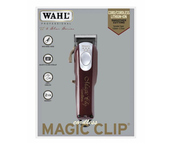 Profesion�lny stroj�ek na vlasy Wahl Magic Clip Cordless 08148-316H - pou�it�, po�koden� obal