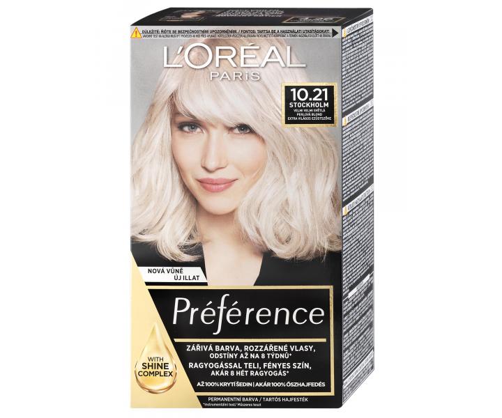 Permanentn farba Loral Prfrence 10.21 vemi vemi svetl perlov blond