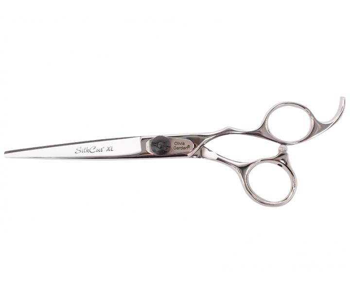 Kaderncke nonice Olivia Garden SilkCut Shear XL 6" - strieborn