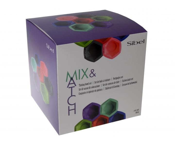 Sada farebnch misiek na farbenie Sibel Mix & Match - 7 ks