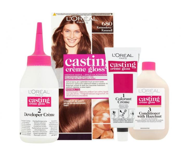 Preliv bez amoniaku Loral Casting Crme Gloss - 680 karamel
