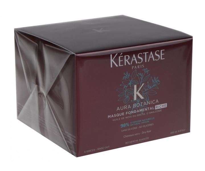 Pr�rodn� h�bkovo vy�ivuj�ci maska K�rastase Aura Botanica Riche - 200 ml