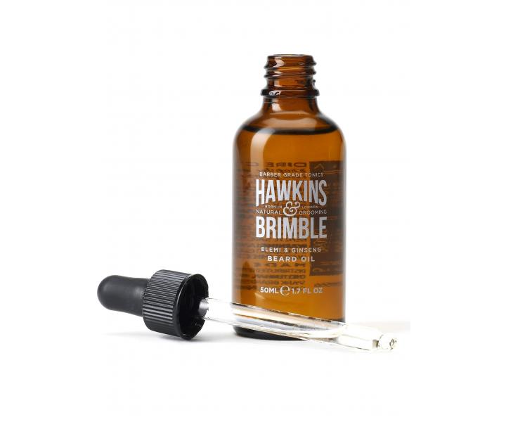 Vyivujci olej na fzy a fzy Hawkins & Brimble Beard Oil - 50 ml