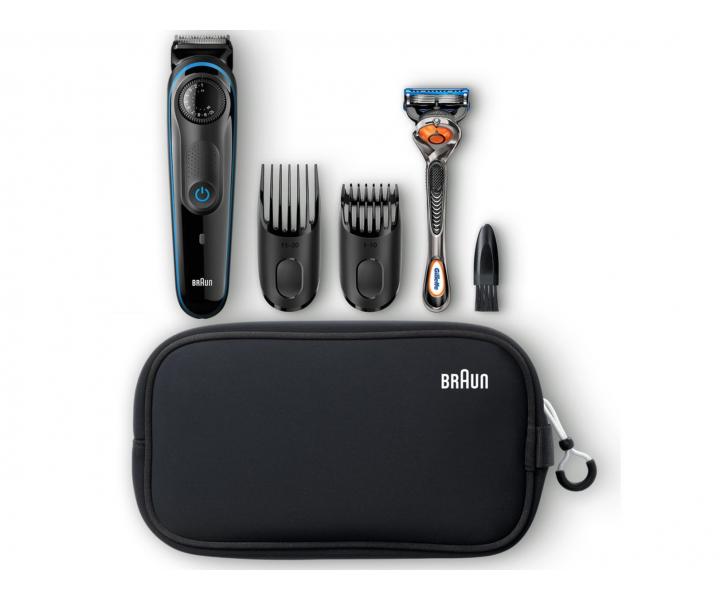 Holiaci strojek na fzy Braun BT3940TS + zadarmo holiaci strojek Gilette Fusion 5 ProGlide