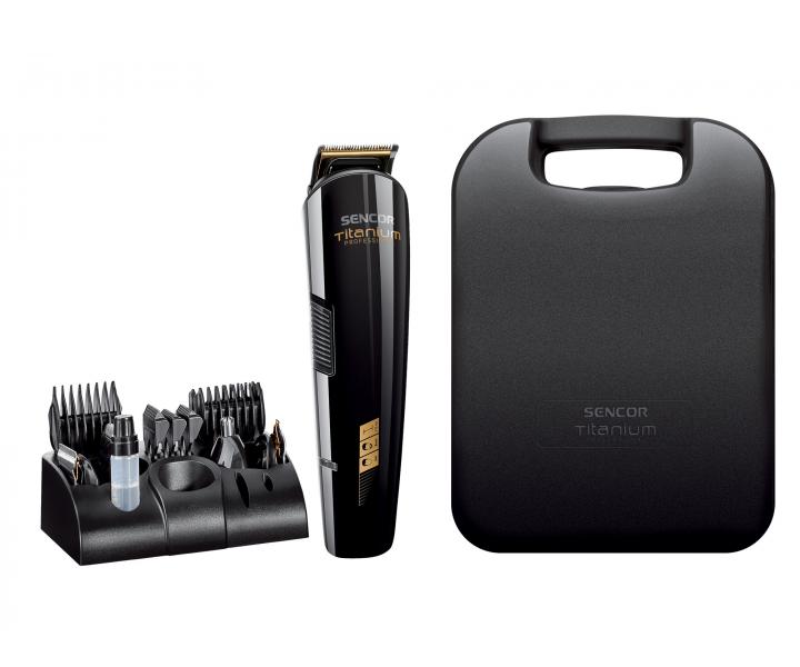Strihač vlasov a fůzov 12 v 1 Sencor SHP 8305BK - rozbalený, použitý