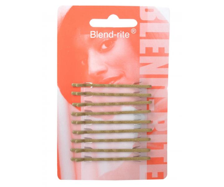 Vlnit sponka Sibel Blend-rite - 5 cm, matn zlat - 9 ks