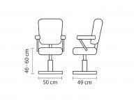 Hairway Luxusn� kadern�cke kreslo Selina