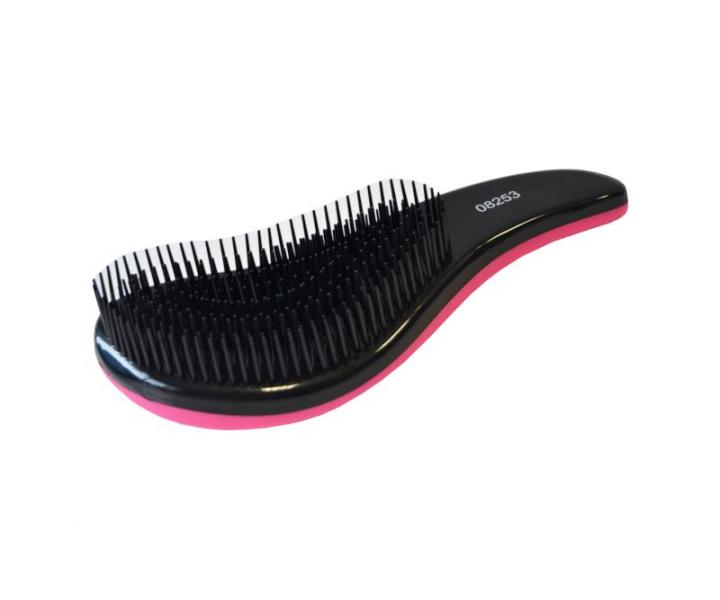 Kefa na vlasy Hairway DeTangle - ru�ovo-�ierna