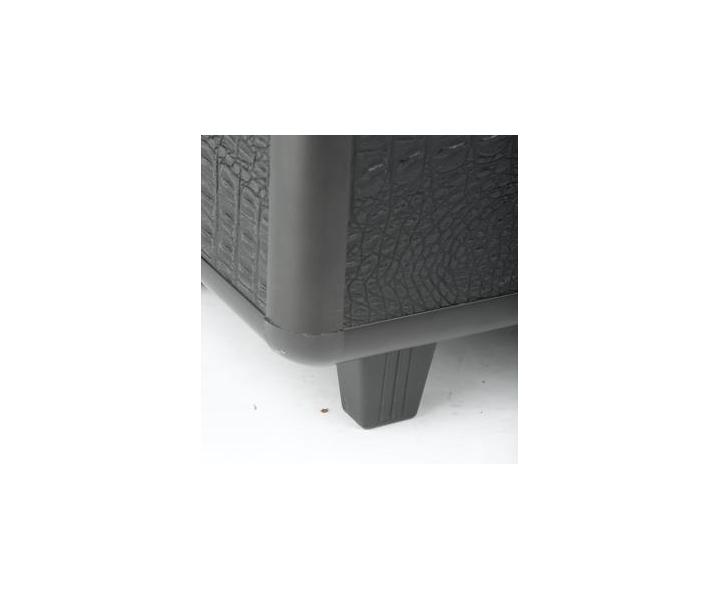 Sekcionlny kufor na kolieskach Sibel Modular - ierny