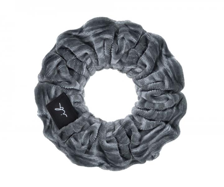 Ozdobn pirlov gumika Invisibobble Sprunchie Extra Care Soft As Silk - strieborn