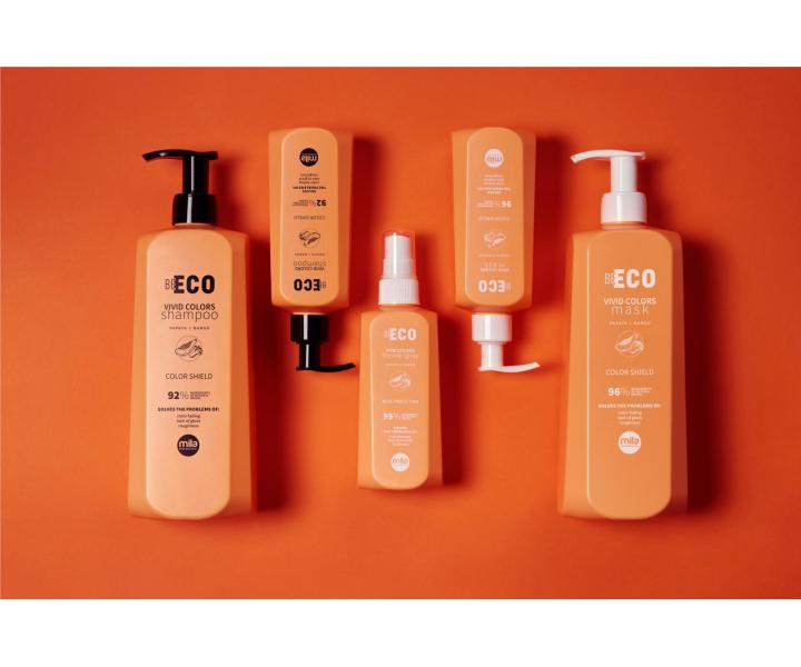 ampn s kyslm pH pre farben vlasy Mila Profession Be Eco Vivid Colors Shampoo - 900 ml