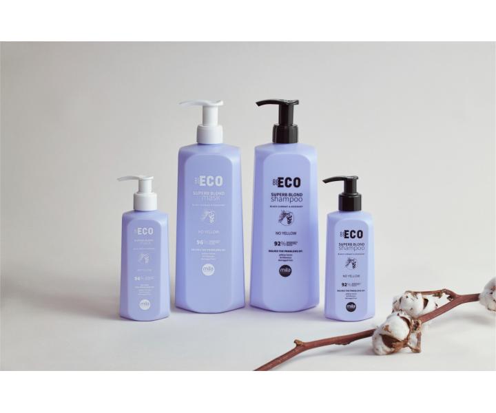 ampn na neutralizciu ltch tnov Mila Professional Be Eco Superb Blond Shampoo - 900 ml