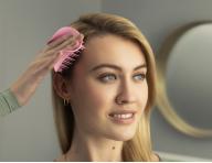 Masna exfolian kefa na pokoku hlavy Tangle Teezer Scalp Brush Pink - ruov