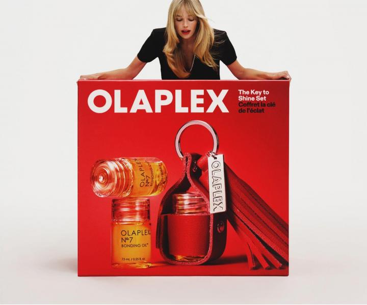 Dar�ekov� sada pre v��ivu a ochranu vlasov Olaplex The Key to Shine Set