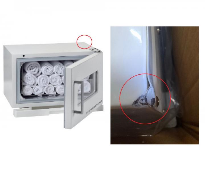 Ohrieva� a steriliz�tor uter�kov Weelko WARMEX T01 - objem 7 l - II. akos� - po�koden� roh