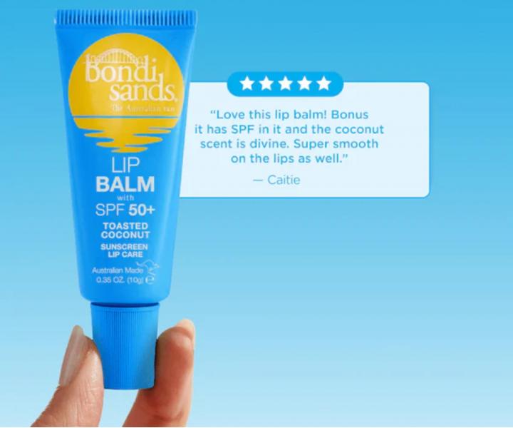Ochrann� a vy�ivuj�ci balzam na pery Bondi Sands Lip Balm SPF 50+ - 10 g