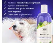 Rozjas�uj�ci �amp�n pre svetl� zvieraciu srs� Wahl Professional Animal Shampoo Diamond White - 500 ml
