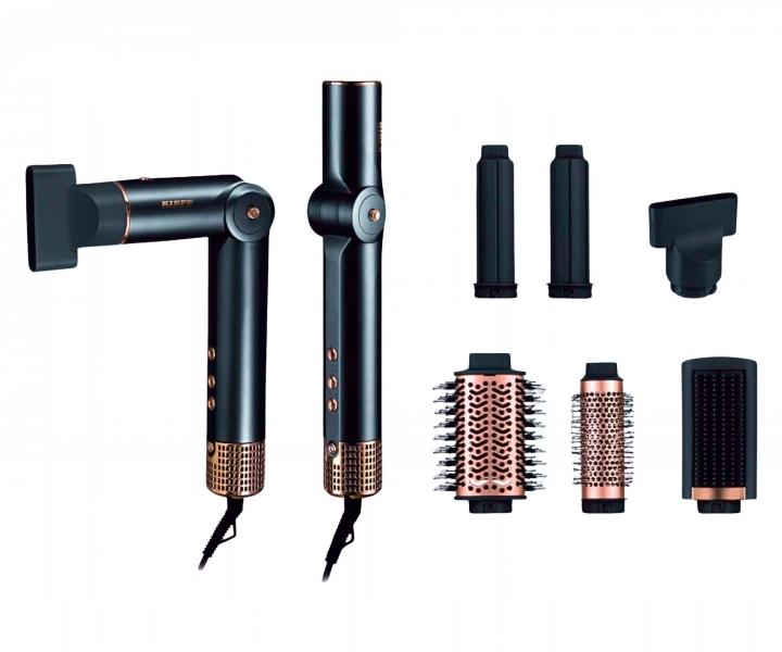 Multifunk�n� kulmof�n Kiepe Professional Home Precision AirFlex - 1500 W, �ierny + kondicion�r It Haircare 300 ml zadarmo