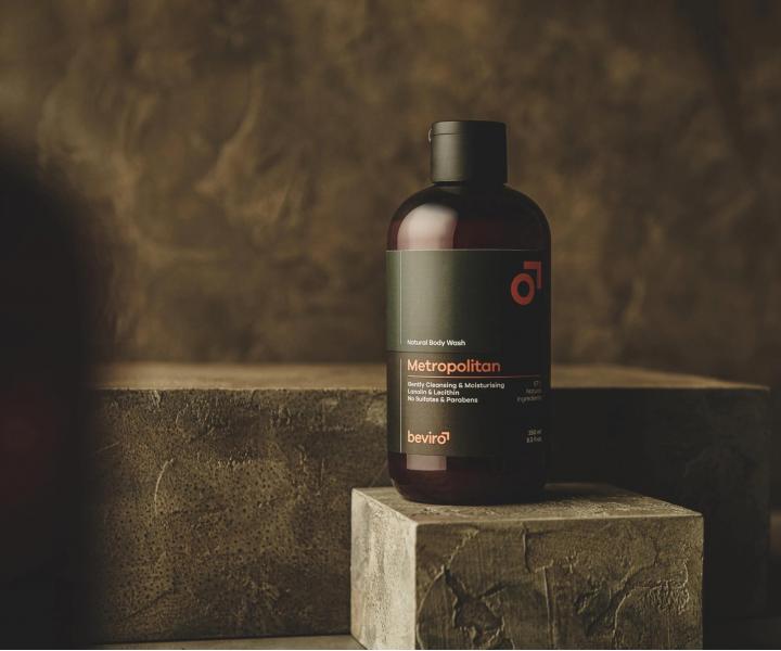 Pr�rodn� sprchov� g�l pre mu�ov Beviro Metropolitan Natural Body Wash - 250 ml - expir�cia