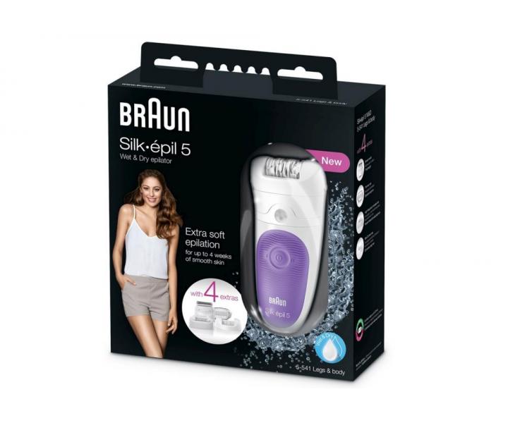 Dmsky epiltor s prsluenstvom Braun Silk Epil 5-541