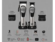 Sada profesion�lneho strihacieho a kont�rovacieho stroj�eka na vlasy Supreme Trimmer TORQ Kit Elite Set - chr�mov�