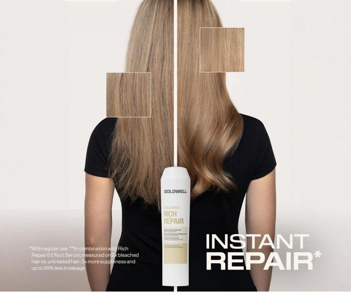 Rad pre such� a po�koden� vlasy Goldwell Dualsenses Rich Repair