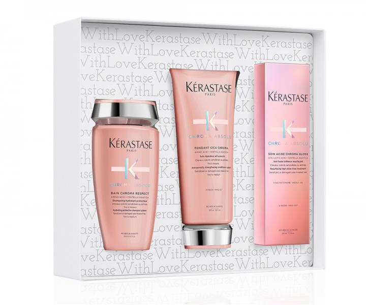 Darekov sada pre hydratciu a posilnenie farbench vlasov Krastase Chroma Absolu