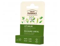 Hydrata�n� balzam na pery s aloe a limetkou Green Pharmacy Lip Balm - 3,6 g