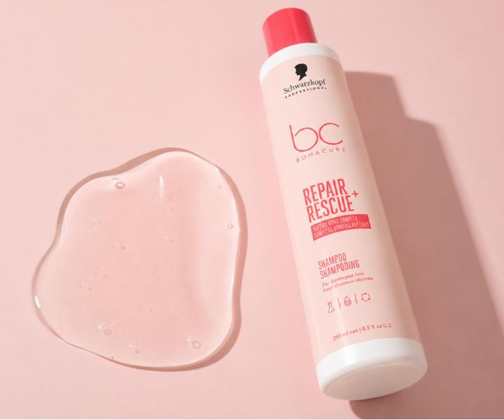 �amp�n pre po�koden� vlasy Schwarzkopf Professional BC Bonacure Repair Rescue+ Shampoo - 250 ml