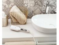 Nahrievacia ehliaca kefa na vlasy ETA Fenit - biela