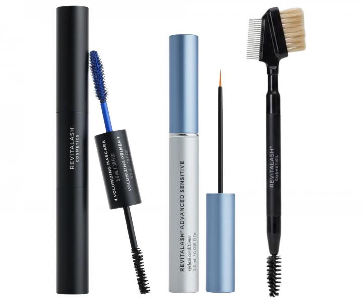 Dar�ekov� sada pre starostlivos� o riasy citliv�ch o�� RevitaLash Flawless Lash Collection Sensitive + riasenka a kefka zdarma