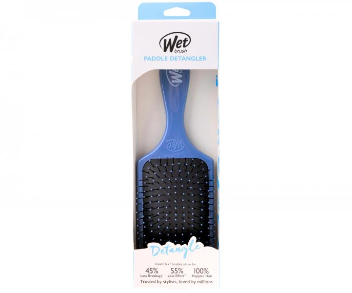 Kefa na rozesvanie vlasov Wet Brush Paddle Detangler Elemental Blue - modr