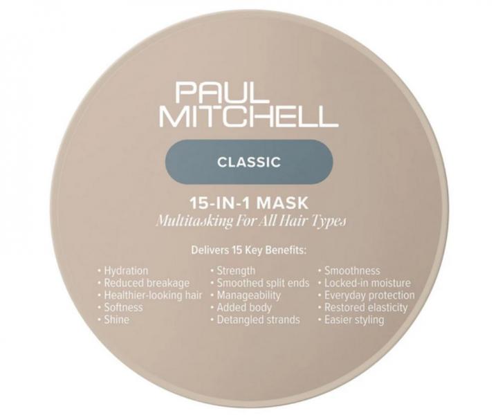 H�bkovo vy�ivuj�ca a hydrata�n� maska ​​Paul Mitchell Classic 15-In-1 Mask - 200 g